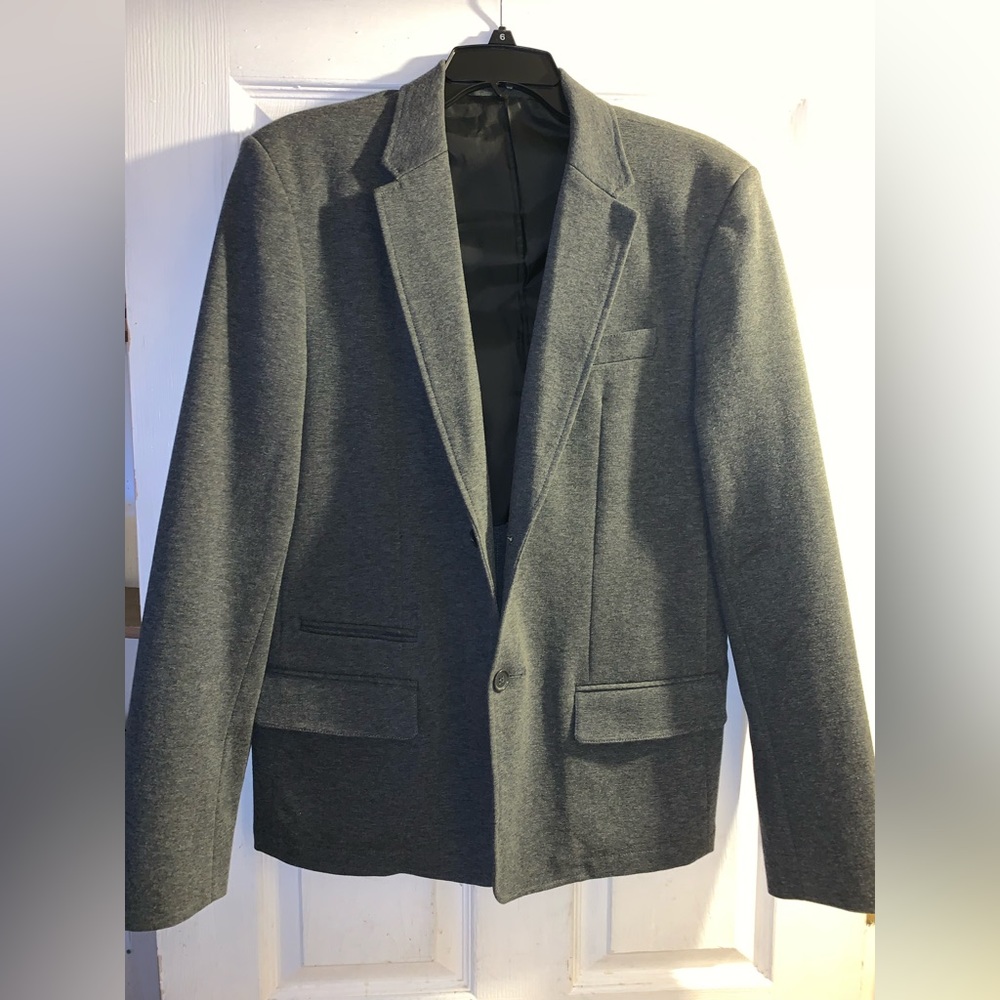 Projek Raw Charcoal Grey Modern Fit Blazer Size 42R